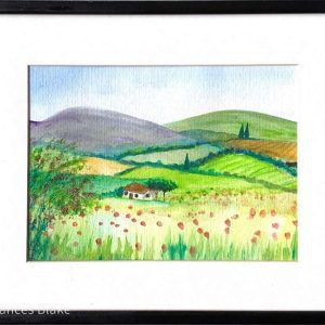 House in a Poppy Field
