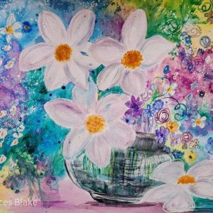VASE OF PRETTY FLOWERS
