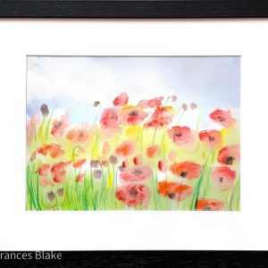 WATERCOLOUR POPPIES