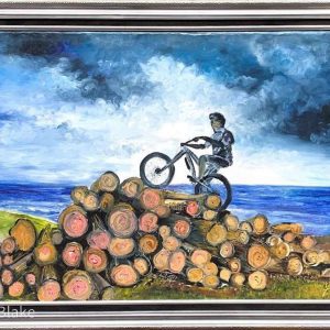 BIKE SCRAMBLER AT THE HELL FIRE CLUB DUBLIN